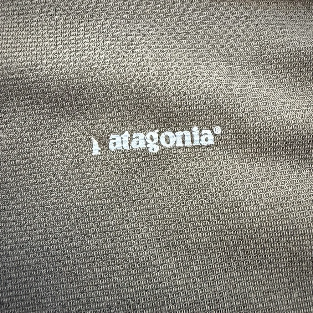 Patagonia Pullover Mens L Olive Green Half‎ Zip Capilene 3 Polartec Base Layer